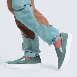 8 by YOOX‎ Men’s Low-Top Leather Flatform Slip-On Sneaker Loafer SIZE 41